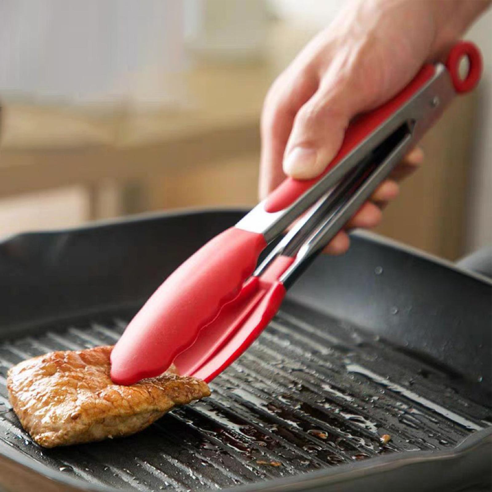 Cooking Tongs 3 Pieces Non-Sli - Camping Cooking Tips 评论和价格