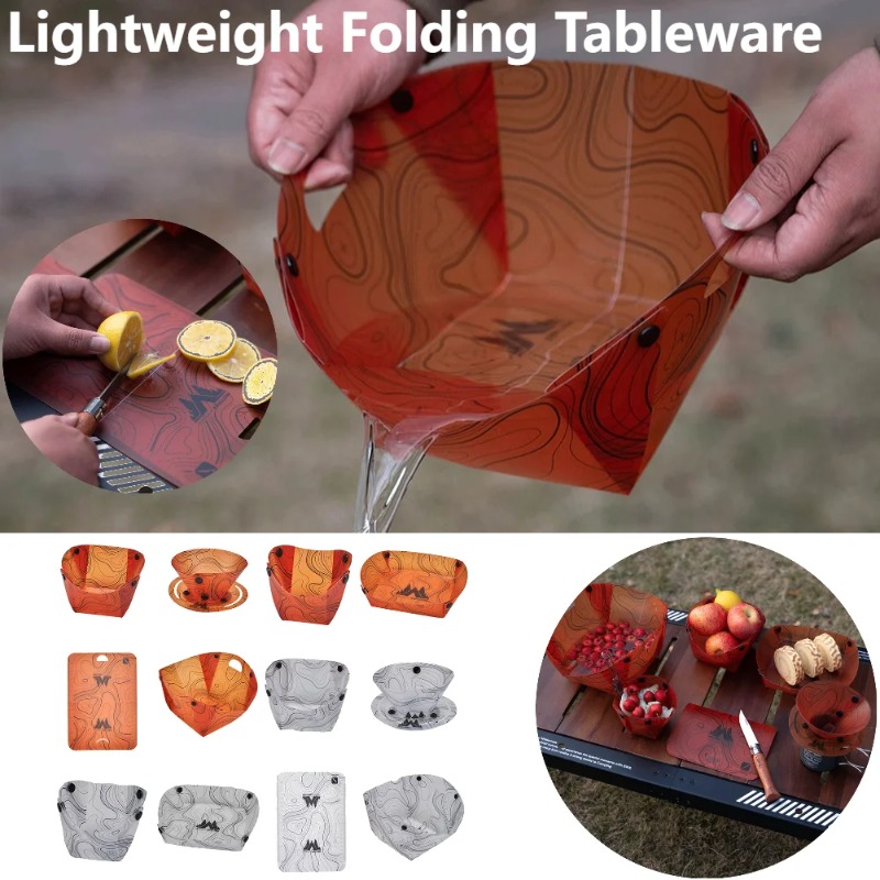Foldable Camping Tableware Por - Camping Cooking Roll 评论和价格