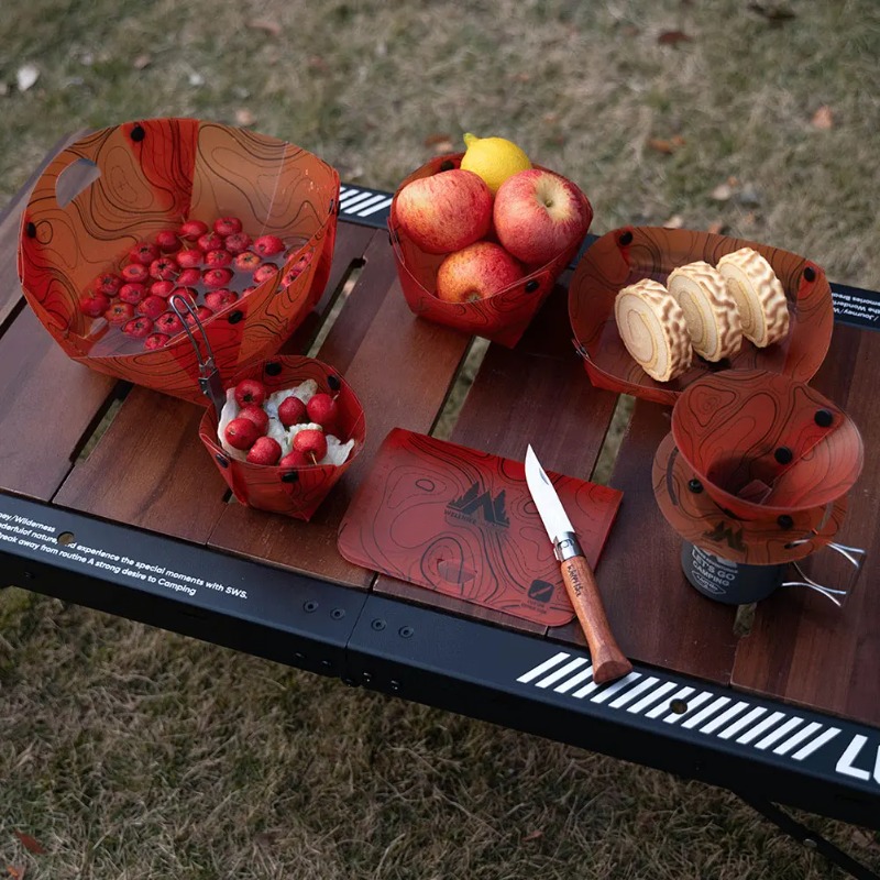 Foldable Camping Tableware Por - Camping Cooking Roll 评论和价格