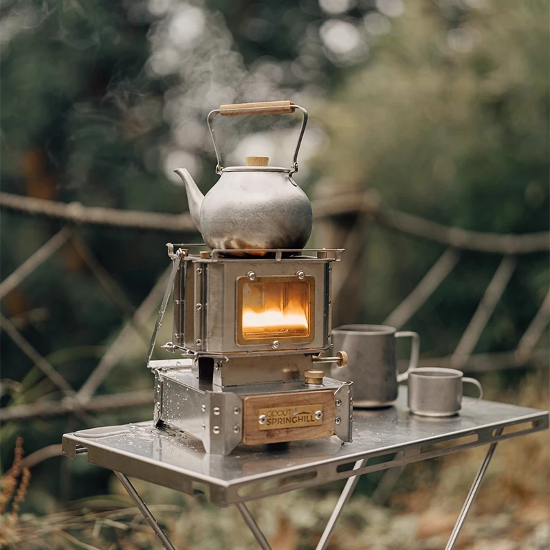 Vintage Style Camping Stove Du - Camping Double Cooking Stove 评论和价格
